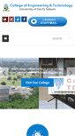 Mobile Screenshot of coet.udsm.ac.tz